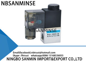 dc di serie 2V 12 azionamento diretto di volt dell'elettrovalvola a solenoide 2 di posizione pneumatica di modo 2/tipo azione della guida