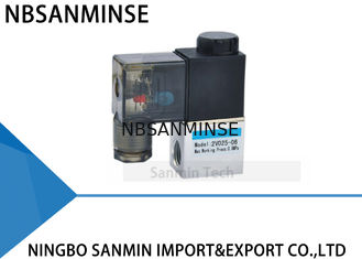 2 posizioni 1/8" 1/4" di modo 2 guarnizione materiale pneumatica dell'elettrovalvola a solenoide di dimensione del porto NBR