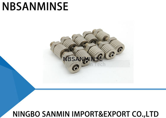 Componenti pneumatiche Sanmin diritto delle parti del poliuretano di tocco di TC due dell'aria di nylon adatta della metropolitana