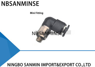 PL - One Touch del compatto di C che misura inserire pneumatico di plastica delle parti dei mini montaggi il montaggio di gomito maschio dell'aria Sanmin