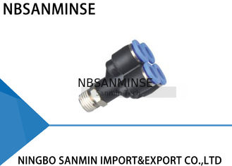 Tipo spinta dell'aria di PXT doppio Y dei montaggi del connettore 5 di modo rapido pneumatico in Sanmin unito
