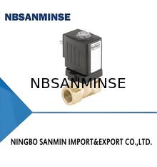 Valvola di diaframma a 2/2-way servoassistita con materiale in acciaio e valvola solenoide in ottone