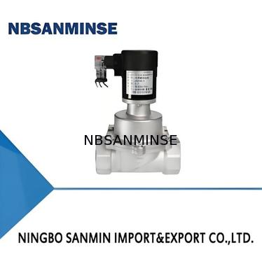 Valvola a solenoide chimica in acciaio inossidabile 304 con tensione DC12V-AC380V e temperatura di esercizio 5-50°C