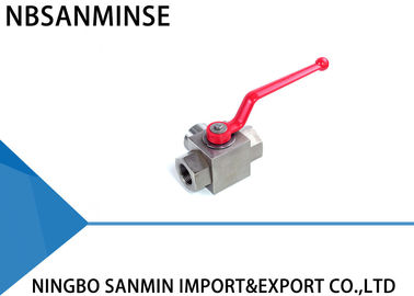 KHB3K SS316 Three Way Hydraulic Ball Valve Corrosion Resistance Normal Temperature