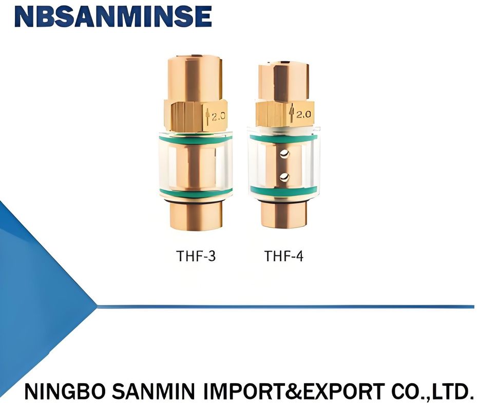 THF Oil Return Check Valve With Maximum Pressure 15 Bar Orifice ∅0.8-∅3.0mm