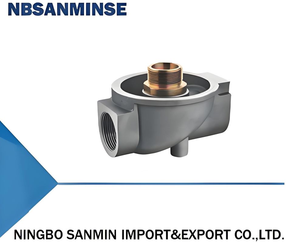 YL Oil Filter Base Threaded Joint 11/8"-16UNF 11/2"-16UNF Interface For Medium Temp -20C- 120C