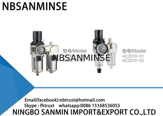 Parti pneumatiche del compressore dell'unità AC2010 Ac3010 AC4010 AC5010 AC600 del lubrificatore del regolatore di filtro dell'aria