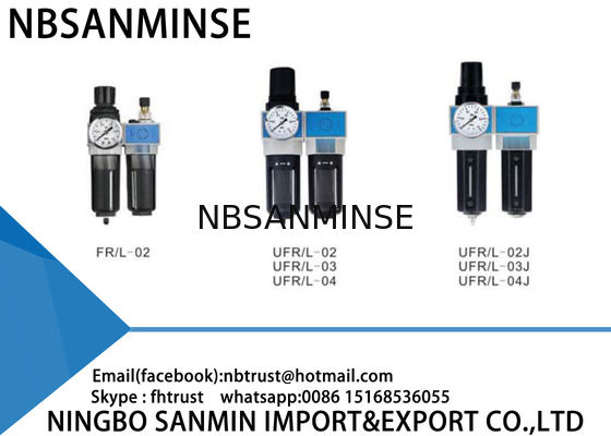 Parti pneumatiche del compressore d'aria della macchina di CNC di automazione delle unità FRL del lubrificatore del regolatore di filtro dell'aria due