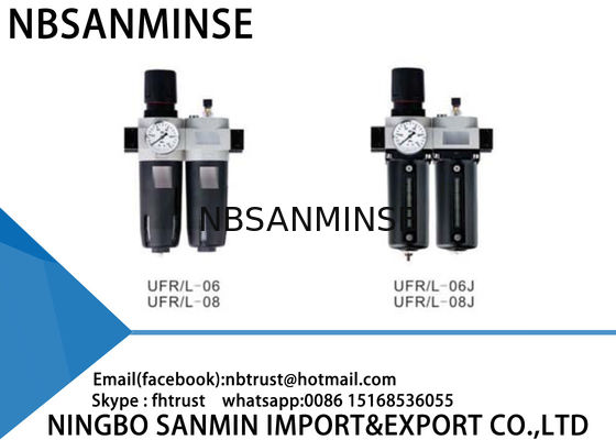 Parti pneumatiche del compressore d'aria della macchina di CNC di automazione delle unità FRL del lubrificatore del regolatore di filtro dell'aria due