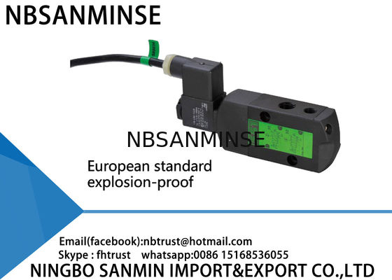 Tipo protetto contro le esplosioni pneumatico guarnizione dell'elettrovalvola a solenoide di serie NAMUR551 AISCO di NBR PUR