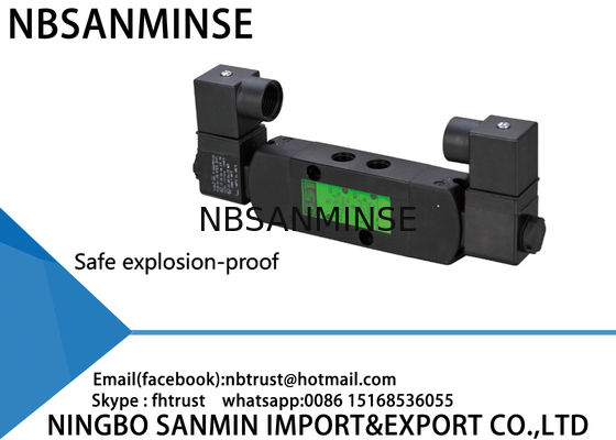 Tipo protetto contro le esplosioni pneumatico guarnizione dell'elettrovalvola a solenoide di serie NAMUR551 AISCO di NBR PUR