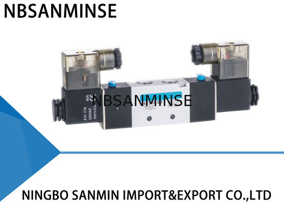 4V210 4V220 4V320   4V410 1/8" 1/4" macchina pneumatica di automazione della valvola di Polit dell'aria dell'elettrovalvola a solenoide