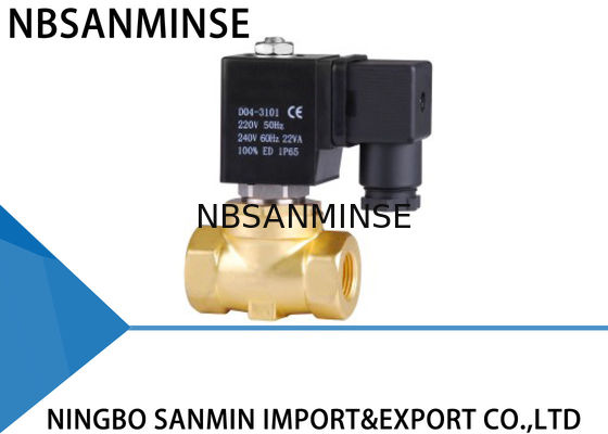 P4 mini il pilota elettrico della valvola dell'acqua del solenoide dell'ottone/ss 316 ha azionato l'azione