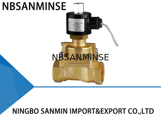 Elettrovalvola a solenoide d'ottone fluida di bassa tensione A3 0 bidirezionale. pressione del ² di 5 - 10 kgf/cm