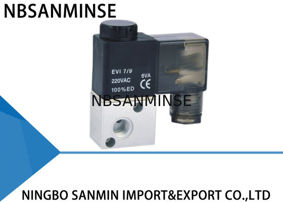 Serie pneumatica ad alta velocità di Sanmin 3V1 della valvola pneumatica di posizione di modo 2 dell'elettrovalvola a solenoide 3