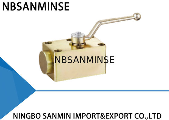 Tipo valvola a sfera idraulica chiudibile a chiave Sanmin idraulico del piatto di serie di KHP resistente alla corrosione