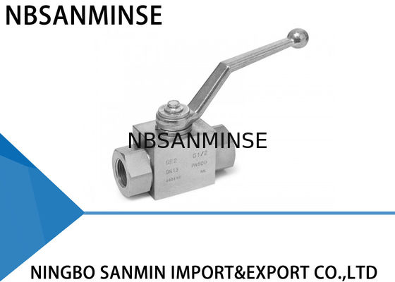 Modo idraulico ad alta pressione della valvola a sfera 2 di acciaio inossidabile 1/8" - 2" industria di serie di KBH MKH per il gas di olio dell'acqua