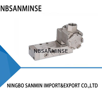 SANMIN Valvola solenoide a prova di esplosione in acciaio inossidabile CT6 con sigillo NBR PUR
