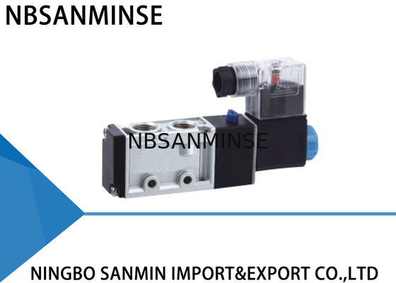 Porto G1/4" della st cinque elettrovalvola a solenoide del tubo del filo, valvola di regolazione direzionale pneumatica