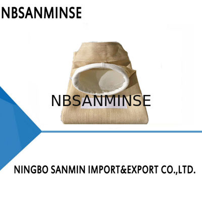 Sacchetto filtro dell'aria della polvere del feltro dell'ago della fibra di aramide Sacchetto di polvere industriale impermeabile Sacchetti filtro a sacco a prova di polvere