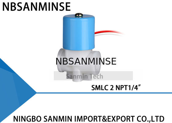 Lunghezza di plastica del cavo del corpo di valvola di modo normalmente chiuso d'ottone di plastica dell'elettrovalvola a solenoide 2 30cm