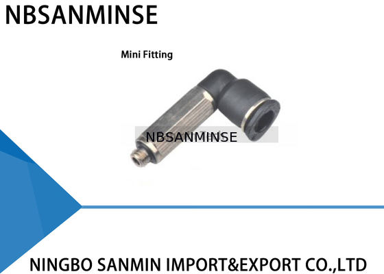 PLL - L'One Touch del compatto di C che misura il gomito maschio esteso mini montaggi collega le parti pneumatiche adatte Sanmin