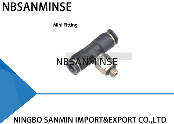 PB - One Touch del compatto di C che misura il T maschio di plastica del ramo dei mini montaggi che misura inserire pneumatico connettore Sanmin