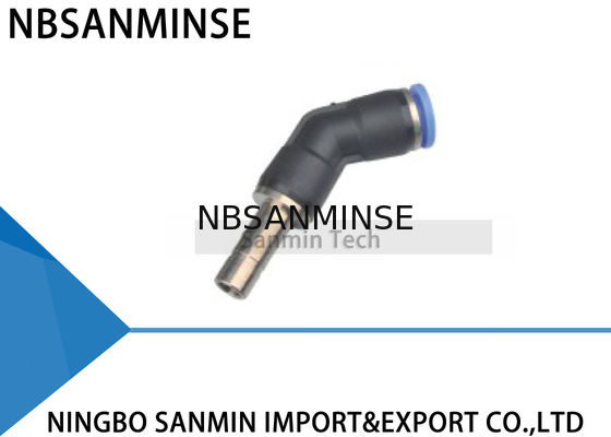 Inserire pneumatico del compressore d'aria del connettore del gomito di grado PLJ45 l'alta qualità Sanmin dei montaggi
