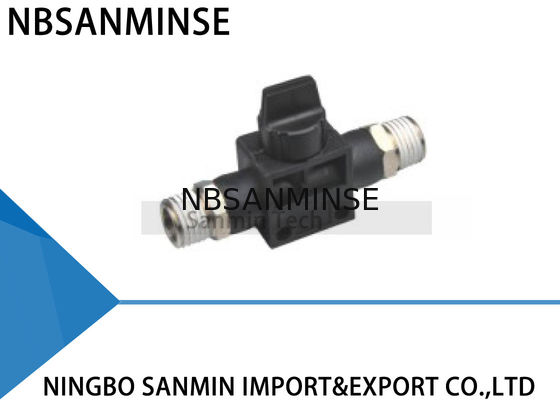 Filo pneumatico della mano della valvola di controllo di HVSS per infilare inserire del connettore 2Way/3 montaggi Sanmin di modo