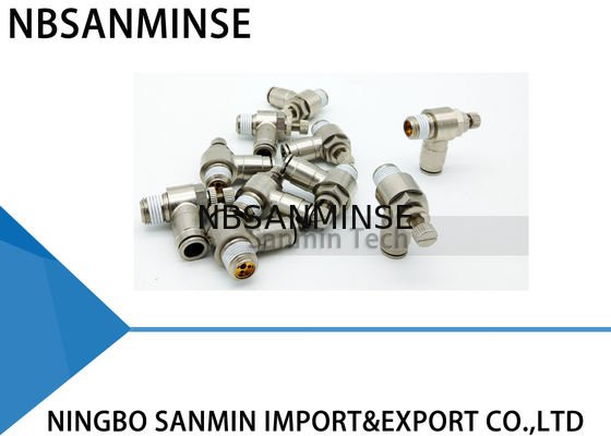 SCT tutto l'inserire d'ottone del montaggio del metallo le valvole di regolazione pneumatiche d'ottone del flusso d'aria del regolatore di velocità Sanmin