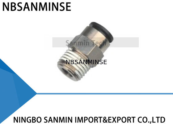 PCP tutto corpo d'ottone con violazione della manica di plastica che misura gli accessori per tubi pneumatici