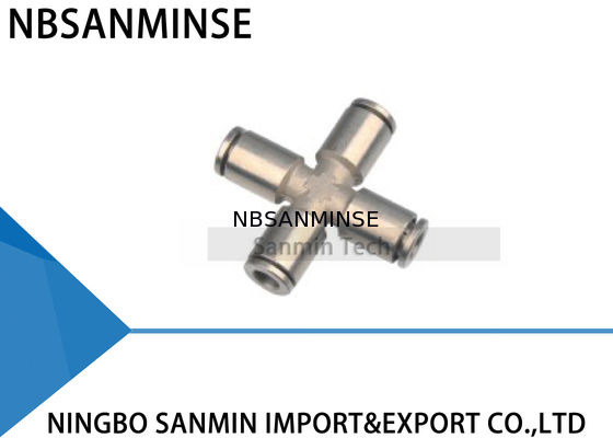 Inserire pneumatico degli accessori per tubi del connettore molteplice del sindacato dell'incrocio della metropolitana di modo di PZT 4 accoppiatore Sanmin