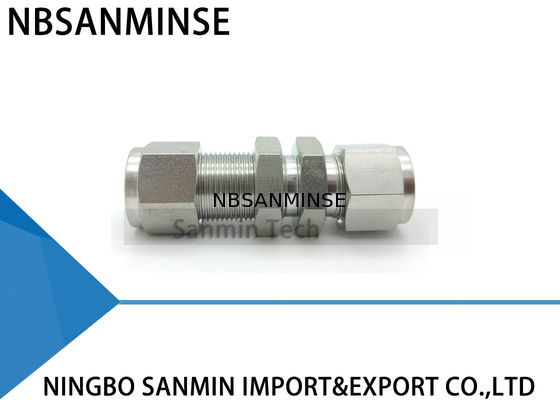 Alta qualità adatta Sanmin dell'impianto idraulico adatto pneumatico dell'acciaio inossidabile SS316L del sindacato della paratia dei BU