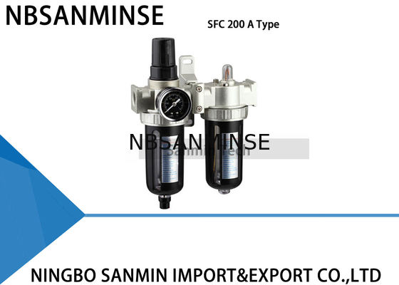 Regolatore Sanmin del filtro dal compressore d'aria di due delle unità di filtro dell'aria del regolatore unità del lubrificatore FRL