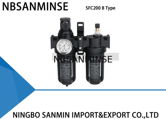 Regolatore Sanmin del filtro dal compressore d'aria di due delle unità di filtro dell'aria del regolatore unità del lubrificatore FRL