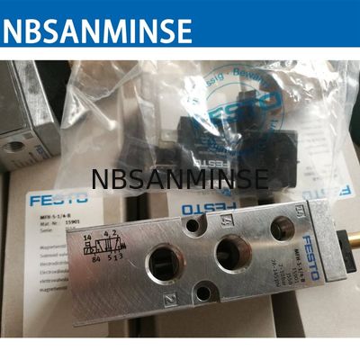 1/4 1/8 di elettrovalvola a solenoide originale pneumatica di Festo dell'elettrovalvola a solenoide NBSANMINSE MFH
