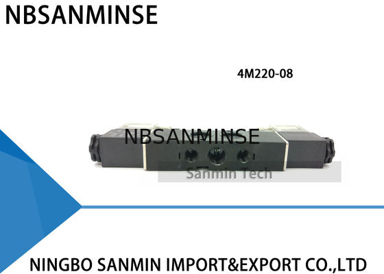 Tipo elettrovalvola a solenoide del collettore di NBSANMINSE 4M pneumatica singola/valvola pneumatica bobina del doppio