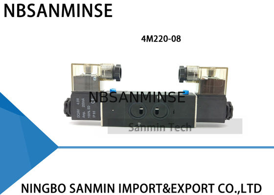 Tipo elettrovalvola a solenoide del collettore di NBSANMINSE 4M pneumatica singola/valvola pneumatica bobina del doppio