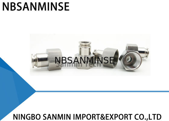 NBSANMINSE SSPCF M5 M6 1/8 1/4 3/8 di filo interno di 1/2 SS316L parte diritto femminile