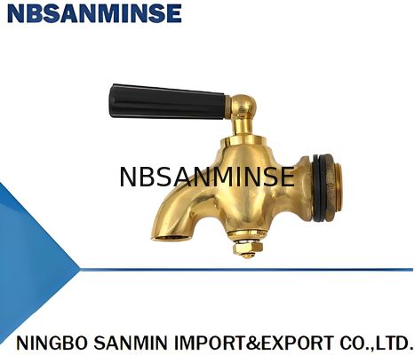 Maniglia di legno di rame ugello di acqua calda 1 pollice Valvola solenoide acqua 220v