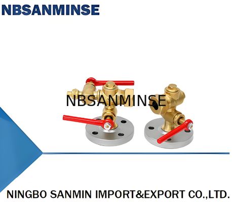 3 4 1.6Mpa Pressione di prova di sigillo ottone PTFE tipo flange in acciaio forgiato Liquid level gauge For Performance