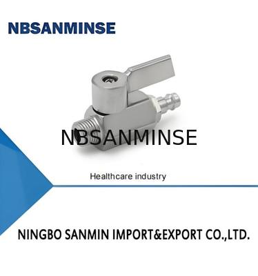 Valvola di solenoide sanitario per cilindro pneumatico a doppia azione