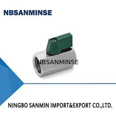 Valvola a sfera pneumatica mini da 1/4 di pollice con elettrovalvola di controllo F/F PN64