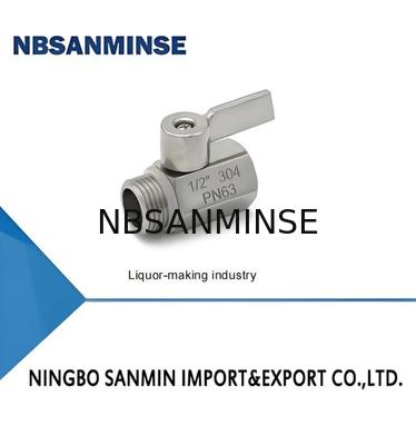 Valvola di solenoide sanitario per cilindro pneumatico a doppia azione