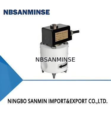 Valvola elettromagnetica politetrafluoro PTFE Valvola solenoide con resistenza alla temperatura massima +120°C 0,01 ∼0,6 MPa Pressione di lavoro e resistenza alla compressione 1,2 MPa