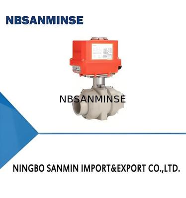 Valvola a sfera elettrica compatta ad alta coppia con temperatura di lavoro da 5 a 50 °C per prestazioni affidabili