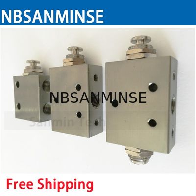 Alta qualità meccanica della valvola pneumatica della valvola della valvola M5 G 1/8 del cambiamento di NBSANMINSE 2P 31P 3P 41P 4P 4PP mini