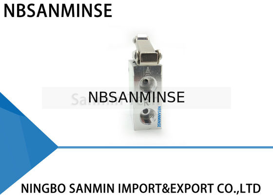 Tipo pneumatico a tre corsie a due posizioni di arresto della valvola meccanica di serie 1/4 della JM della valvola di intercettazione della valvola a farfalla meccanica della valvola