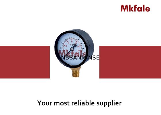 Caso d'acciaio G/NPT/altro dell'acciaio inossidabile di SMTB del nero liquido del manometro filo