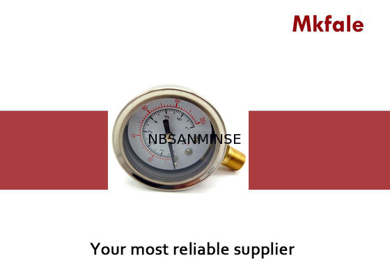 SM2SB 40B/L liquido ha riempito il manometro dell'acqua di collegamento avvitato due